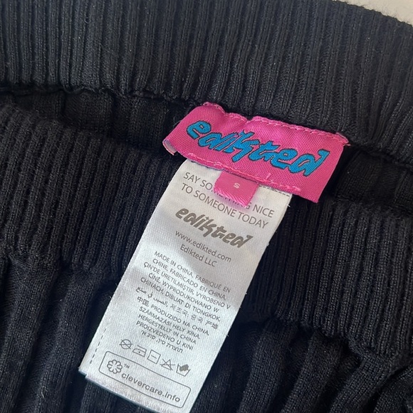 Edikted Ribbed Bow Tube Top Black - Picture 3 of 3